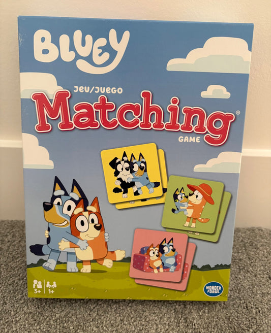 Wonder Forge Bluey Matching Game, 3+ years, New in Box