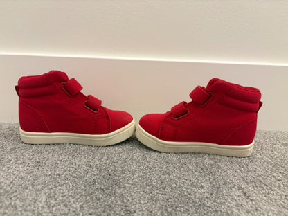 Baby Gap Marvel Spiderman High Top Sneakers, Red, Size 7, Shoes 7 (Walkers:12-24 mth)