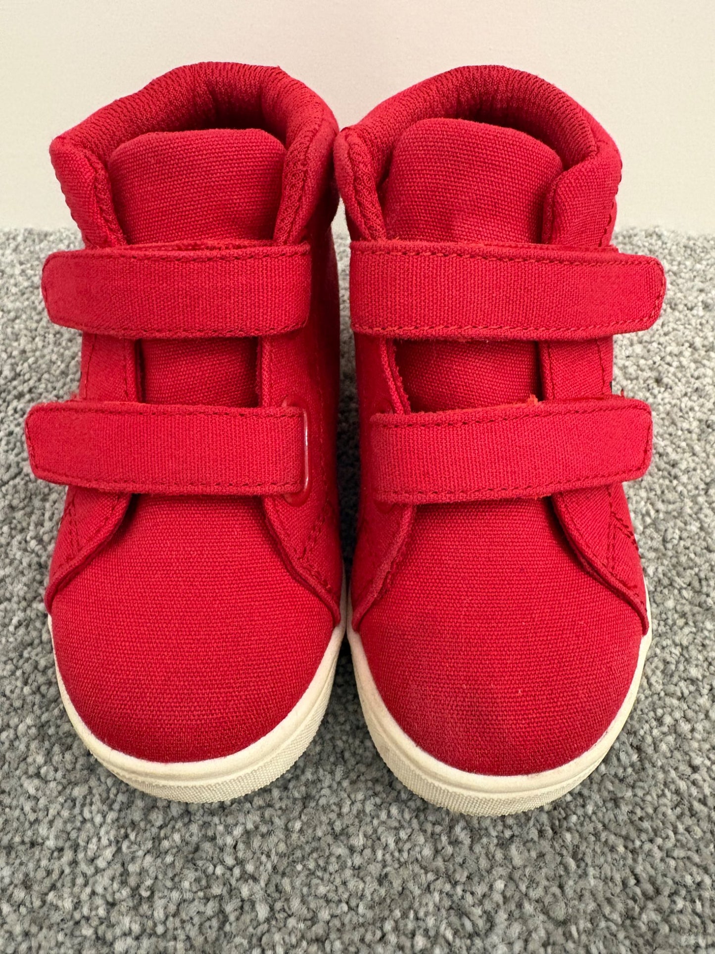 Baby Gap Marvel Spiderman High Top Sneakers, Red, Size 7, Shoes 7 (Walkers:12-24 mth)