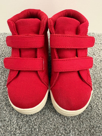 Baby Gap Marvel Spiderman High Top Sneakers, Red, Size 7, Shoes 7 (Walkers:12-24 mth)