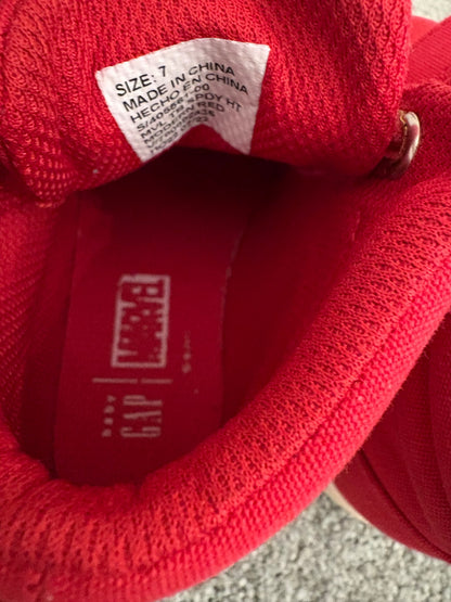 Baby Gap Marvel Spiderman High Top Sneakers, Red, Size 7, Shoes 7 (Walkers:12-24 mth)