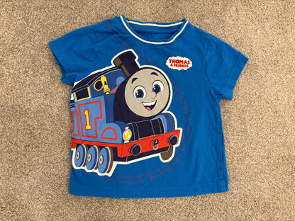 Character Thomas & Friends Boys T-shirt, Blue, Size 3T (Shows as M), Kids 3T