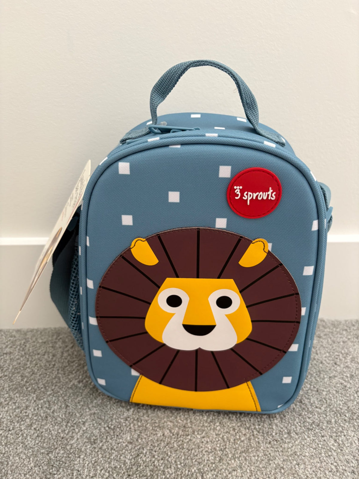 3 Sprouts Insulated Lunch Bag for Kids, Lion, NWT