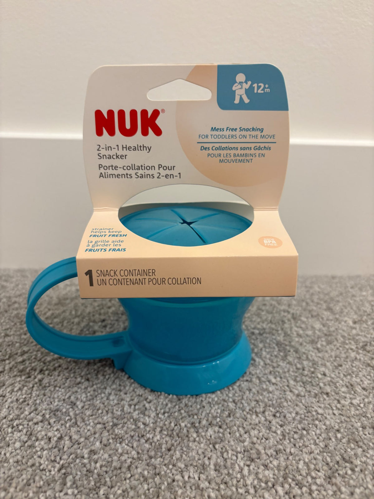 NUK 2-in-1 Healthy Snacker, 12+ months, New in Packaging (A)