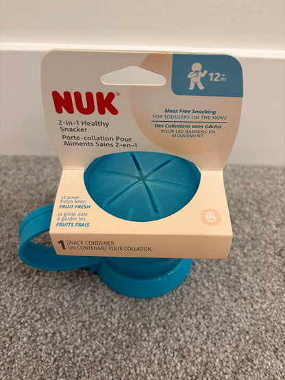 NUK 2-in-1 Healthy Snacker, 12+ months, New in Packaging (A)