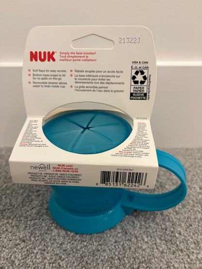 NUK 2-in-1 Healthy Snacker, 12+ months, New in Packaging (A)