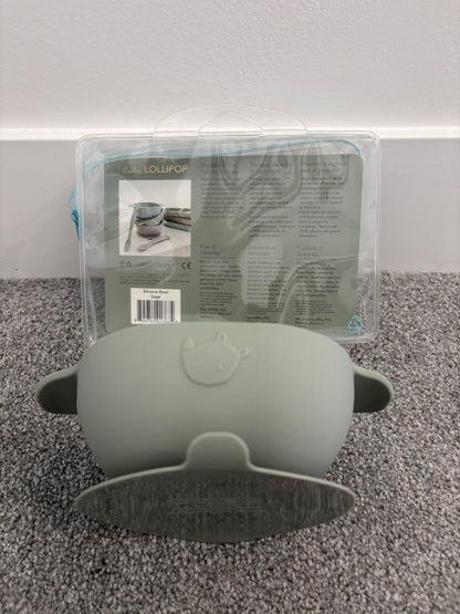 LouLou Lollipop Silicone Snack Bowl, Sage