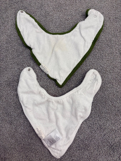 Loulou Lollipop Bandana Bib Set, Merry and Bright, 2 Pack, Ages 3 to 12 months