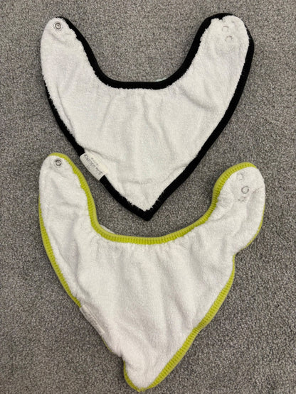 Loulou Lollipop Bandana Bib Set, Sushi/Taco, 2 Pack, Ages 3 to 12 months
