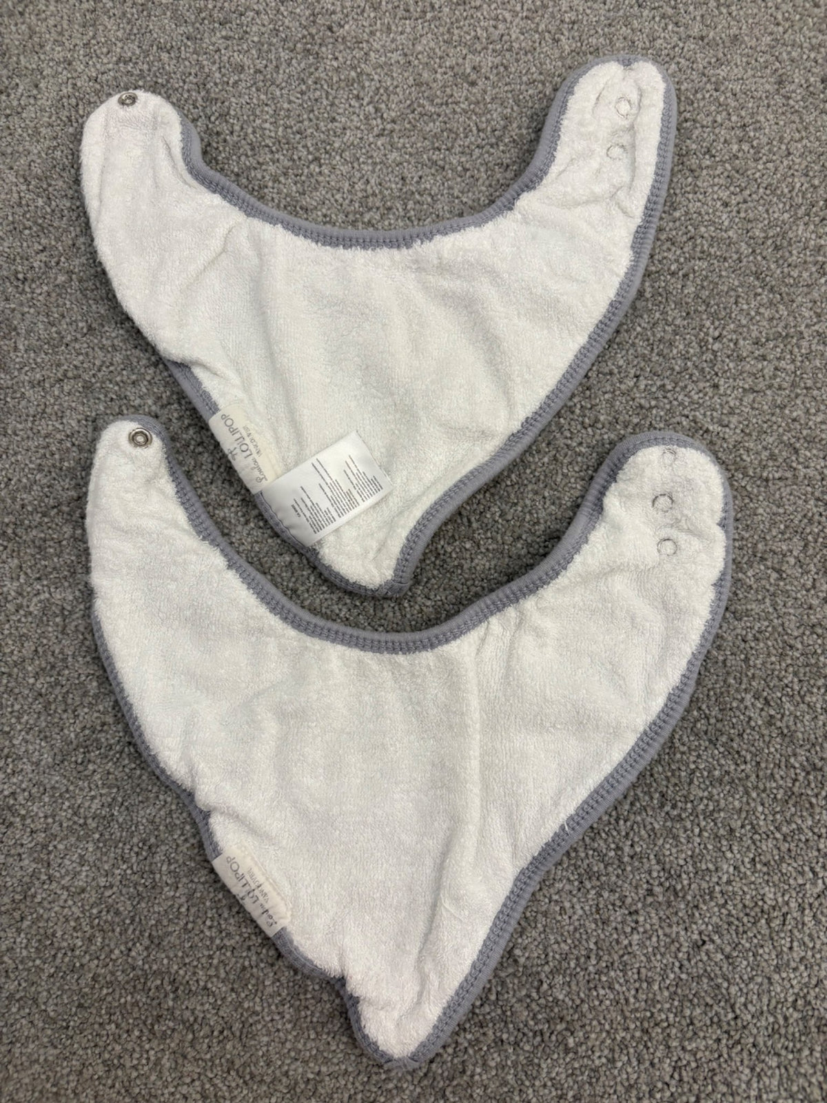 Loulou Lollipop Bandana Bib Set, Born to Fly, 2 Pack, Ages 3 to 12 months
