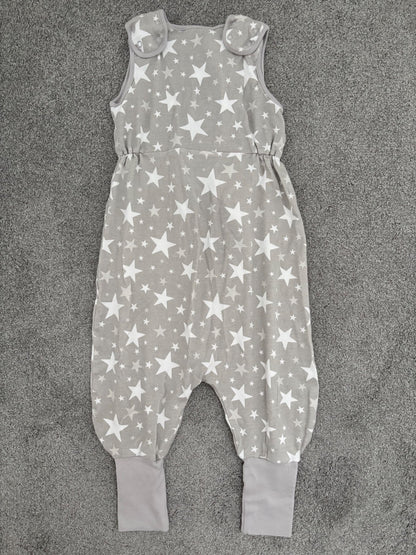 Halo Cotton Toddler Sleepsack 0.5 TOG, Grey, Stars, 3T, 2T, 3T & 4T+