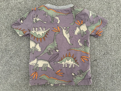 Carter’s 2-Piece Dinosaur Henley Tee & Short Set, 18 months, Kids 18 Month (12-18M)