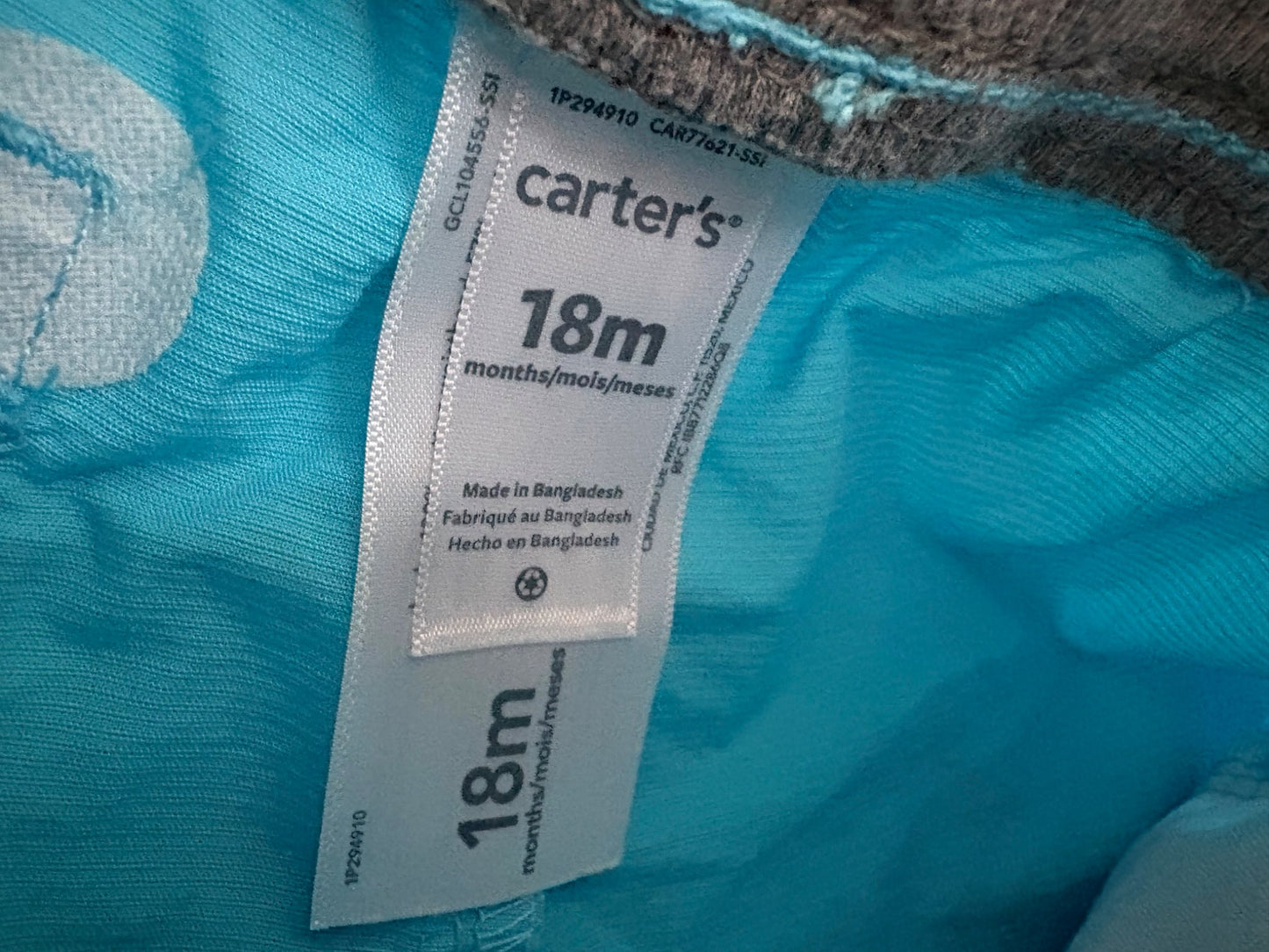 Carter’s Shorts, 3 Pairs in a Variety of Styles, 18 months, Kids 18 Month (12-18M)