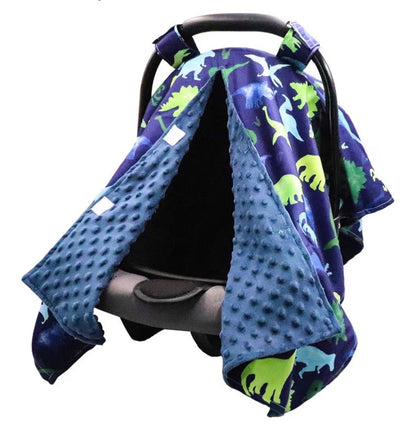 TANOFAR Car Seat Cover Baby, Blue Dinosaur