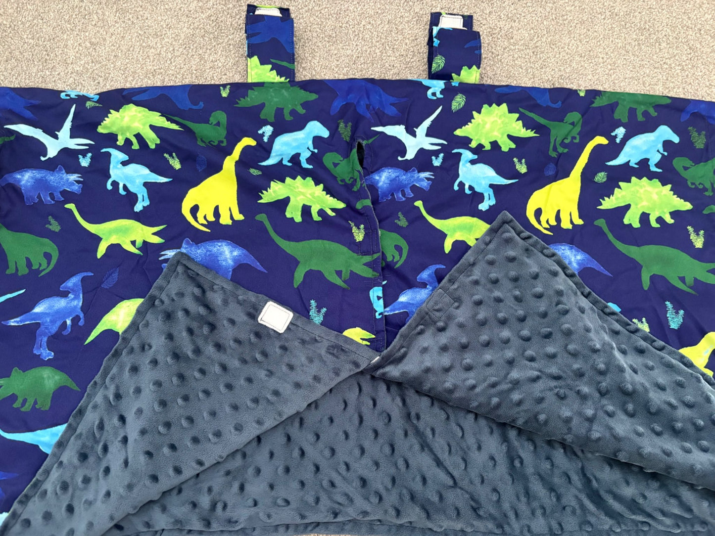 TANOFAR Car Seat Cover Baby, Blue Dinosaur