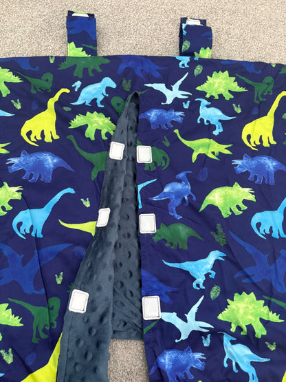 TANOFAR Car Seat Cover Baby, Blue Dinosaur