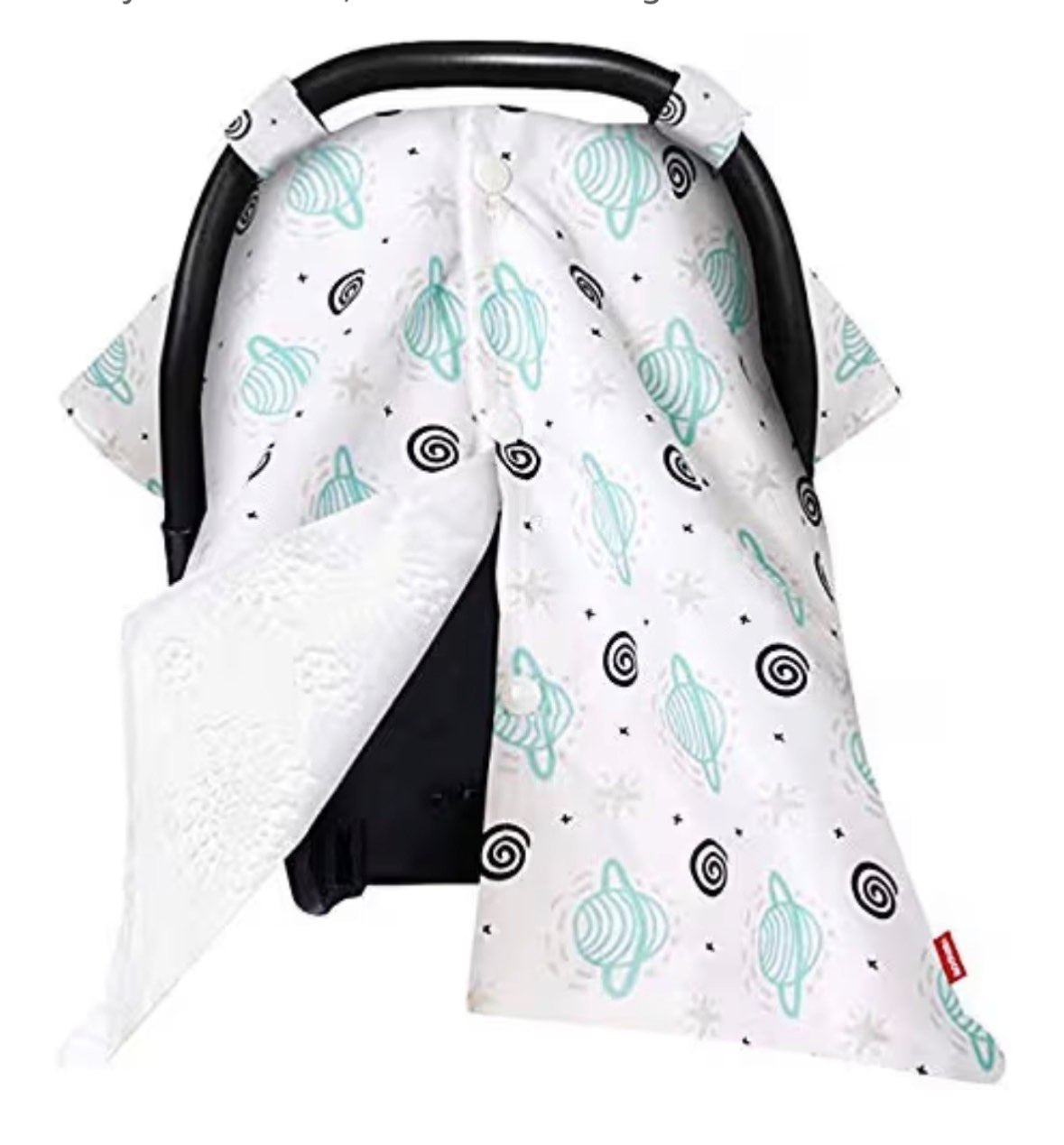 Moonsea Car Seat Canopy Baby Car Seat Cover, Space Pattern