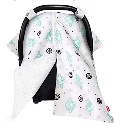 Moonsea Car Seat Canopy Baby Car Seat Cover, Space Pattern