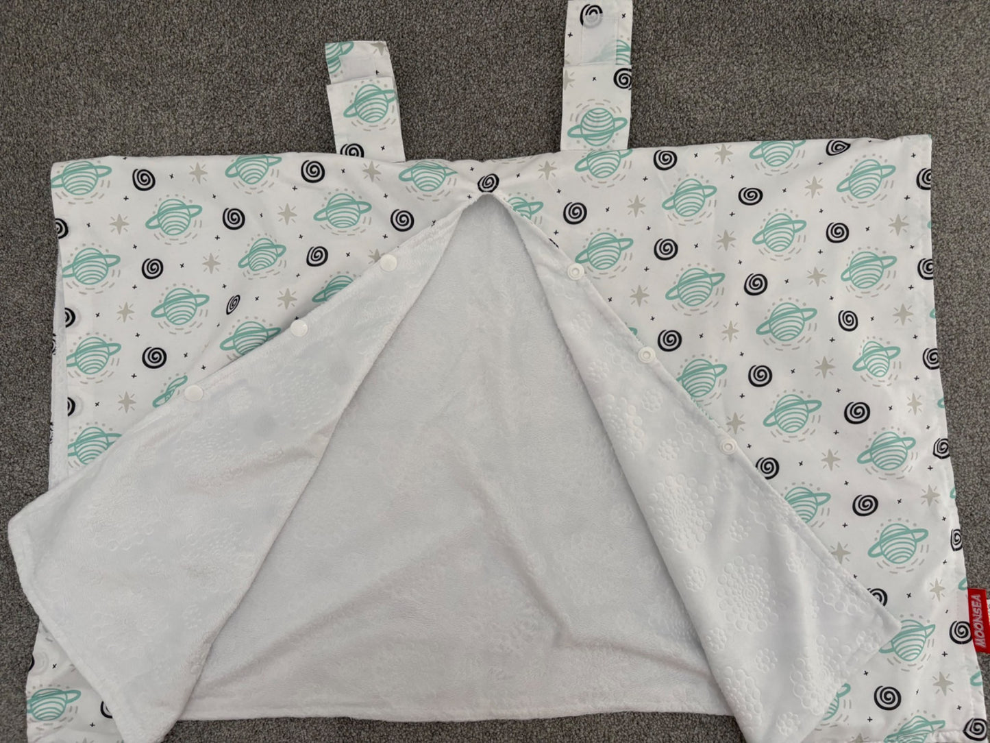 Moonsea Car Seat Canopy Baby Car Seat Cover, Space Pattern