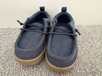 Baby Gap Chambray Moc Sneakers, Size 6, Shoes 6 (Walkers:12-24 mth)