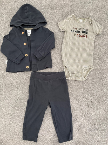 Carter’s 3-Piece Little Cardigan Set, 12 months, Kids 12 Month (9-12M)