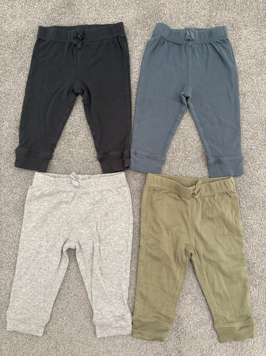 Carter’s 4-Pack Cotton Pants, 9 months, Kids 9 Month (6-9M)