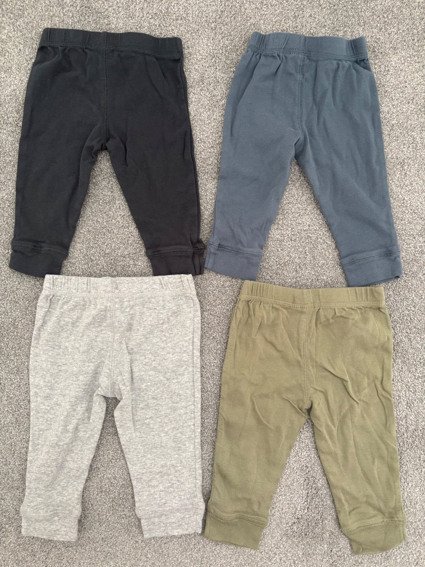 Carter’s 4-Pack Cotton Pants, 9 months, Kids 9 Month (6-9M)