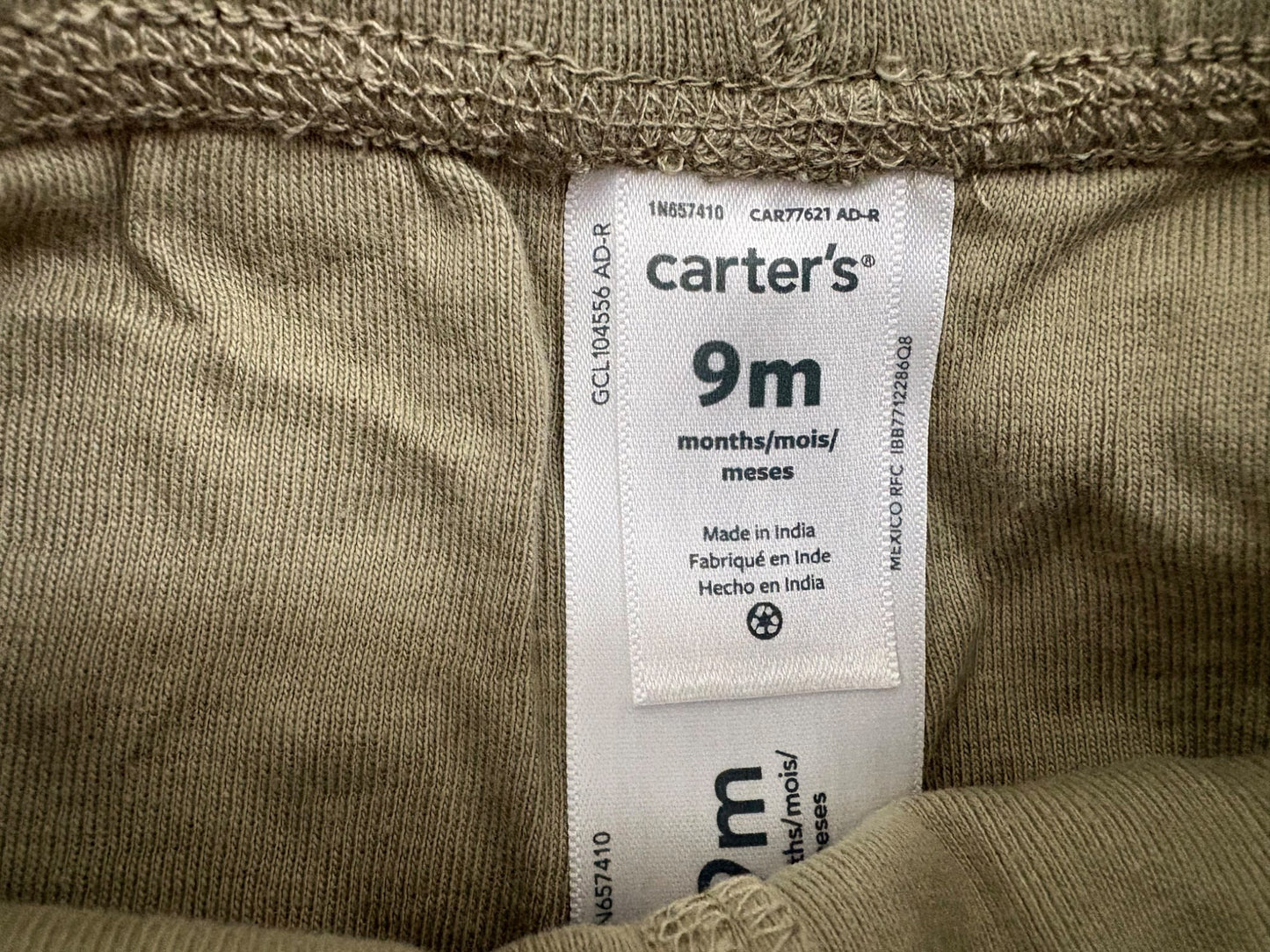 Carter’s 4-Pack Cotton Pants, 9 months, Kids 9 Month (6-9M)