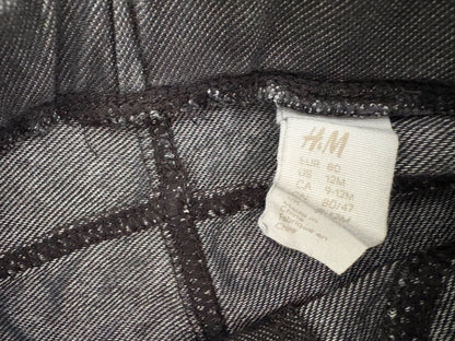 H&M 3-Pack Denim Jeggings, 9-12 months, Kids 12 Month (9-12M)