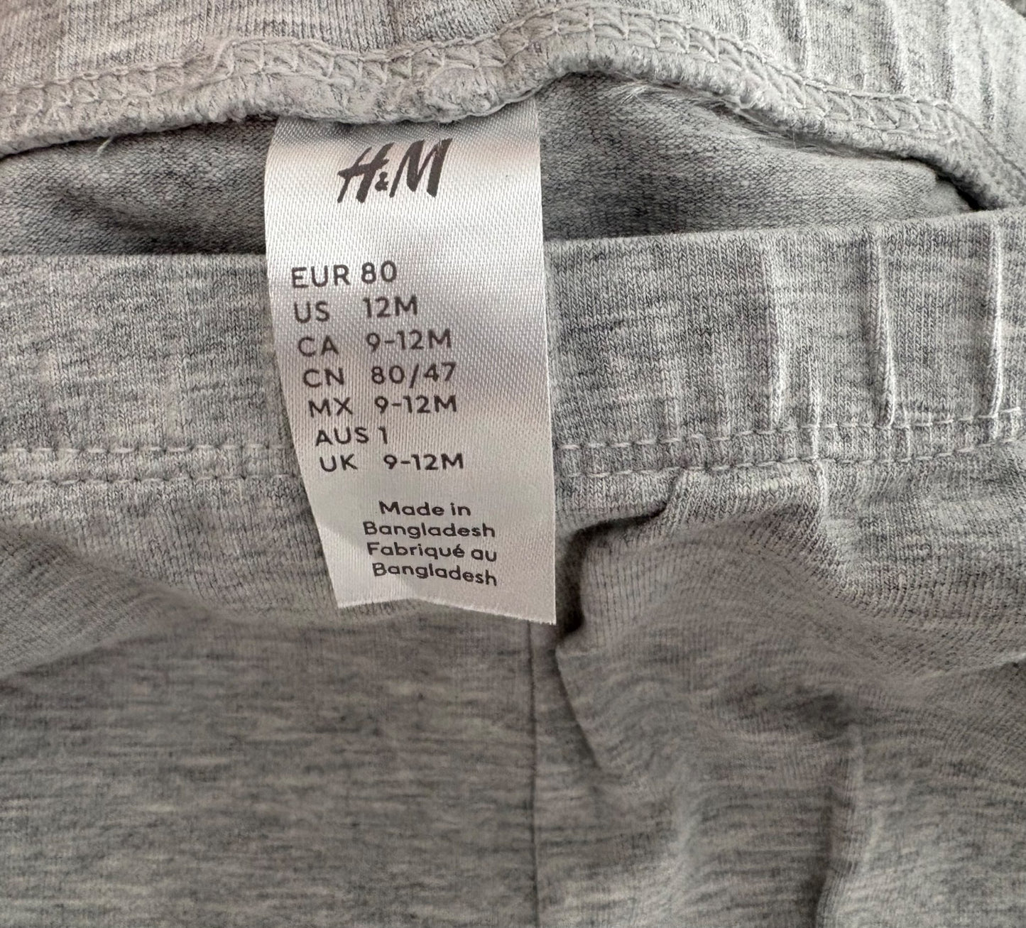 H&M 5-Pack Organic Cotton Jersey Leggings, 9-12 months, Kids 12 Month (9-12M)