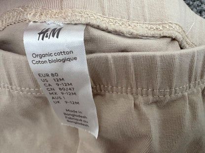 H&M 5-Pack Organic Cotton Jersey Leggings, 9-12 months, Kids 12 Month (9-12M)