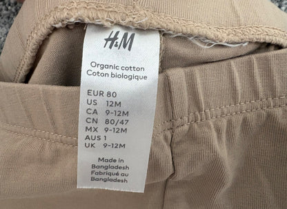 H&M 5-Pack Organic Cotton Jersey Leggings, 9-12 months, Kids 12 Month (9-12M)