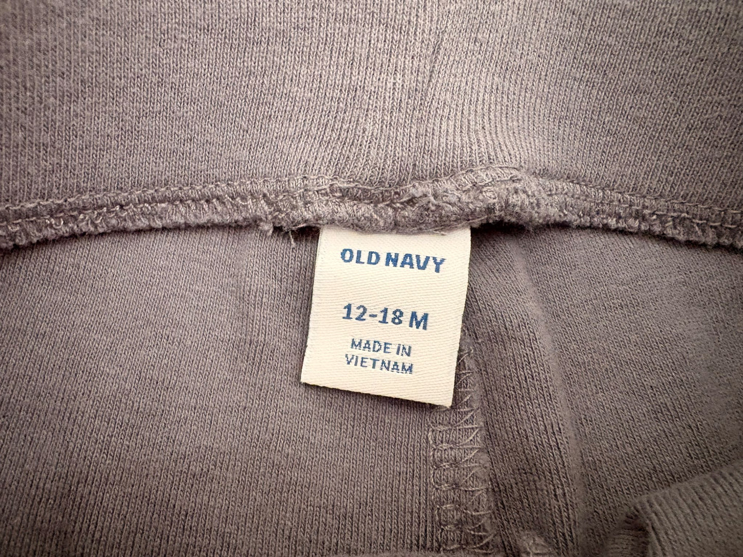 Old Navy 2 Pairs of Pants, Dark and Light Grey, 12-18 months , Kids 18 Month (12-18M)