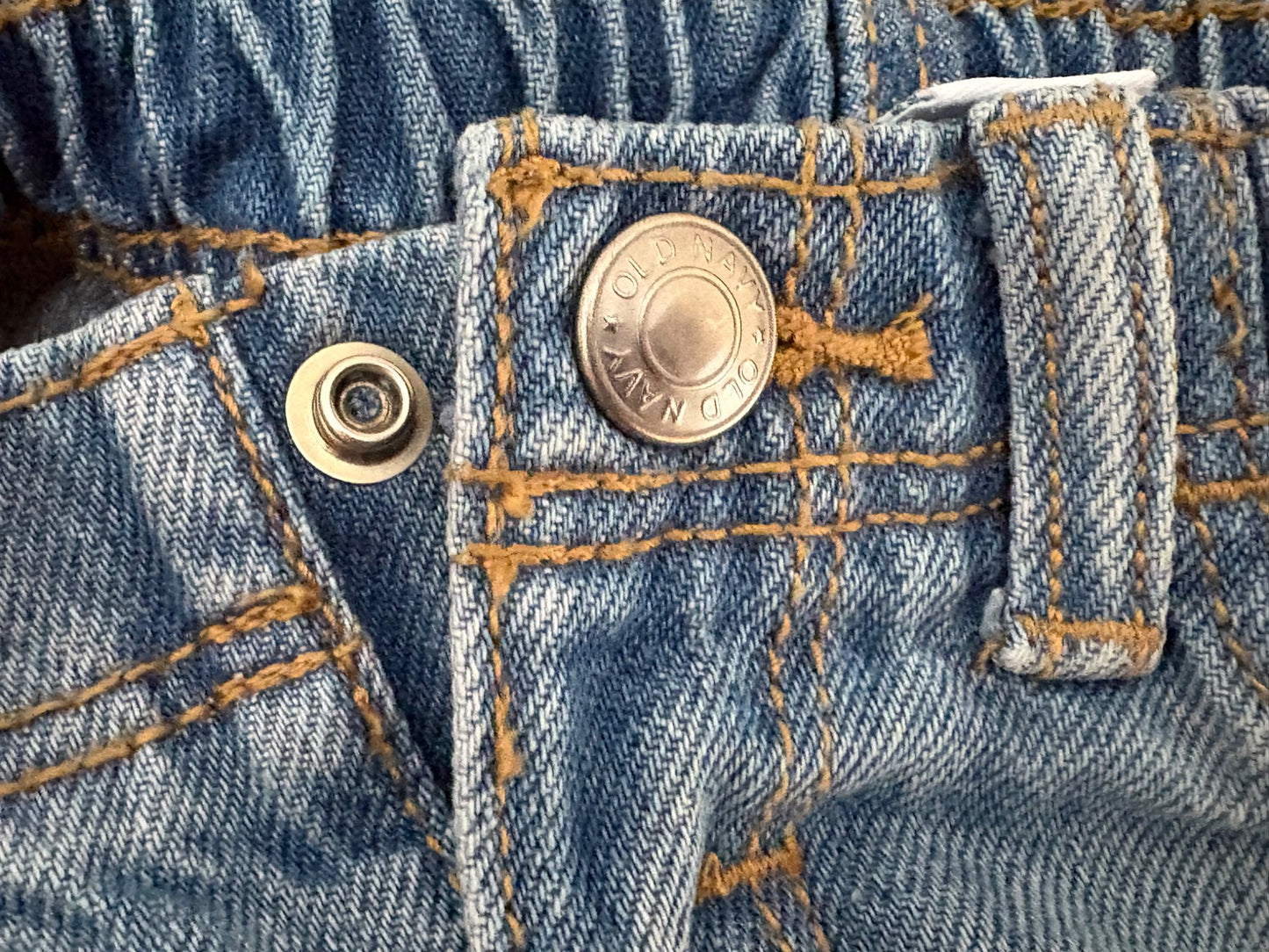 Old Navy Loose Jeans, Blue,  6-12 months, Kids 12 Month (9-12M)