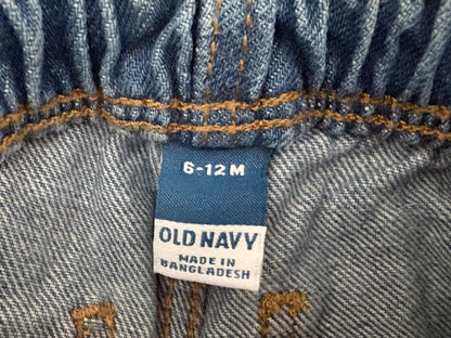Old Navy Loose Jeans, Blue,  6-12 months, Kids 12 Month (9-12M)