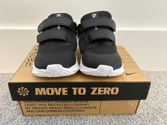 Nike Star Runner 3 (TDV), Black, Velcro, Size 5c, Box included, Shoes 5 (Walkers:12-24 mth)