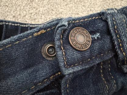 Baby Gap My First Jeans, Dark Wash, 6-12 months, Kids 12 Month (9-12M)