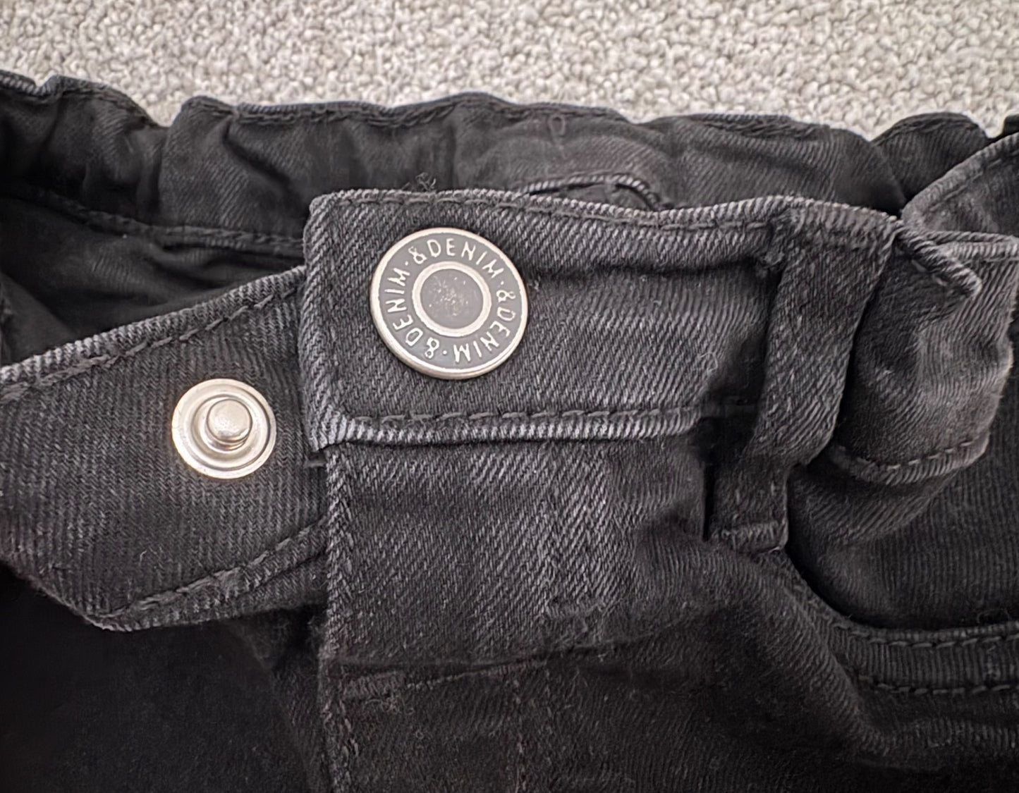H&M 2-Pack Jeans, Blue/Black, 12-18 months, Kids 18 Month (12-18M)