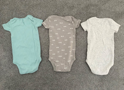 Carter’s 7-Pack Short-Sleeve Bodysuits, 9 months, Kids 9 Month (6-9M)