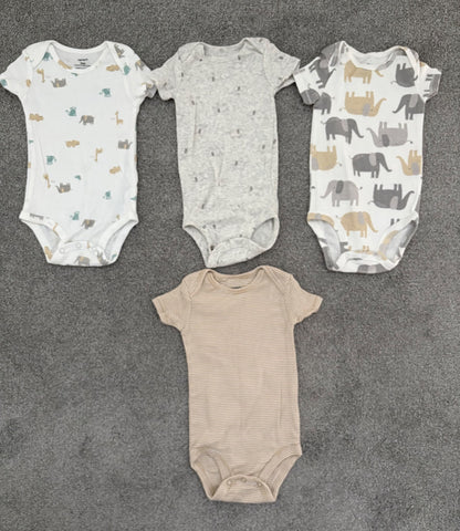 Carter’s 7-Pack Short-Sleeve Bodysuits, 9 months, Kids 9 Month (6-9M)