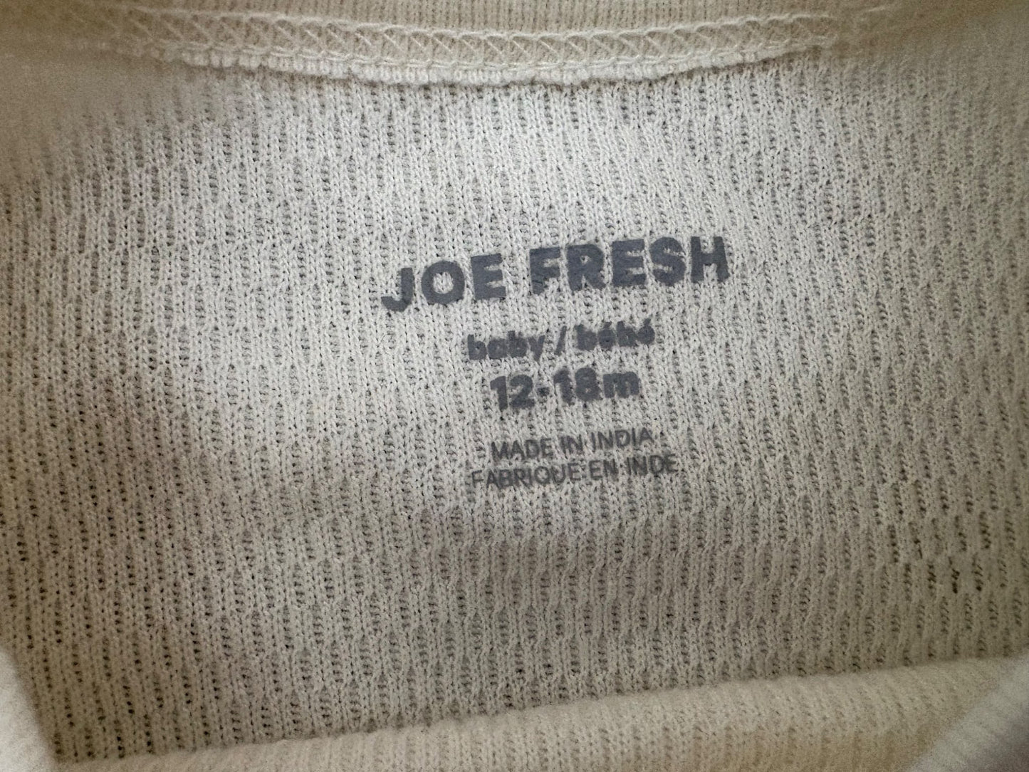 Joe Fresh Baby Boy’s Printed Terry Pullover and Waffle Knit Long Sleeve, 12-18 months, Kids 18 Month (12-18M)