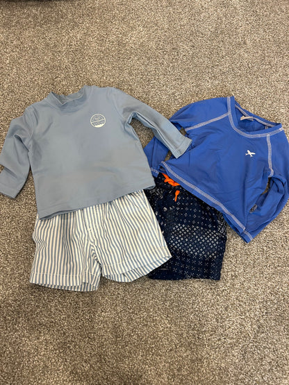 Baby swim trunk and swim top 6M, Kids 6 Month (3-6M)