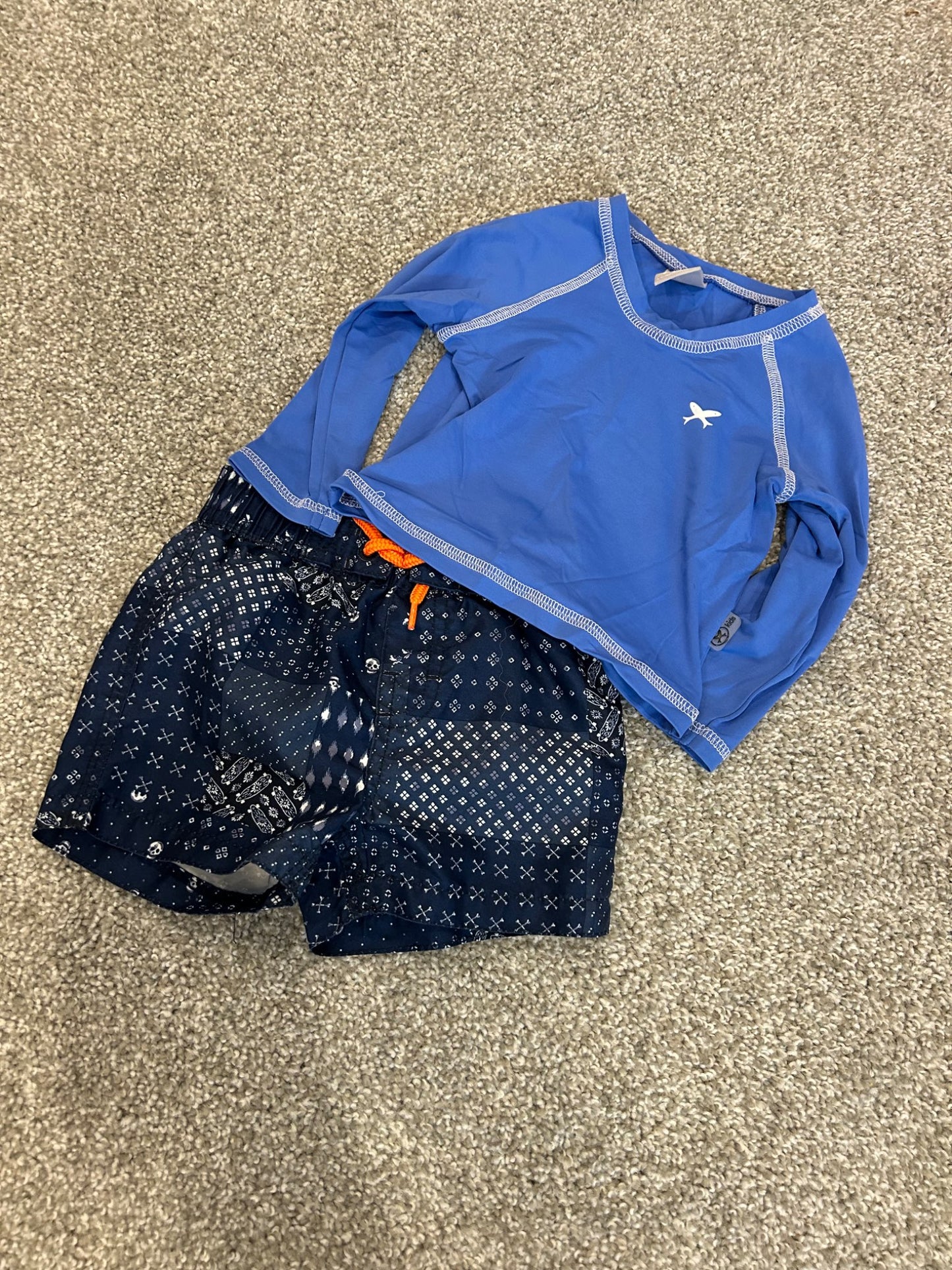 Baby swim trunk and swim top 6M, Kids 6 Month (3-6M)