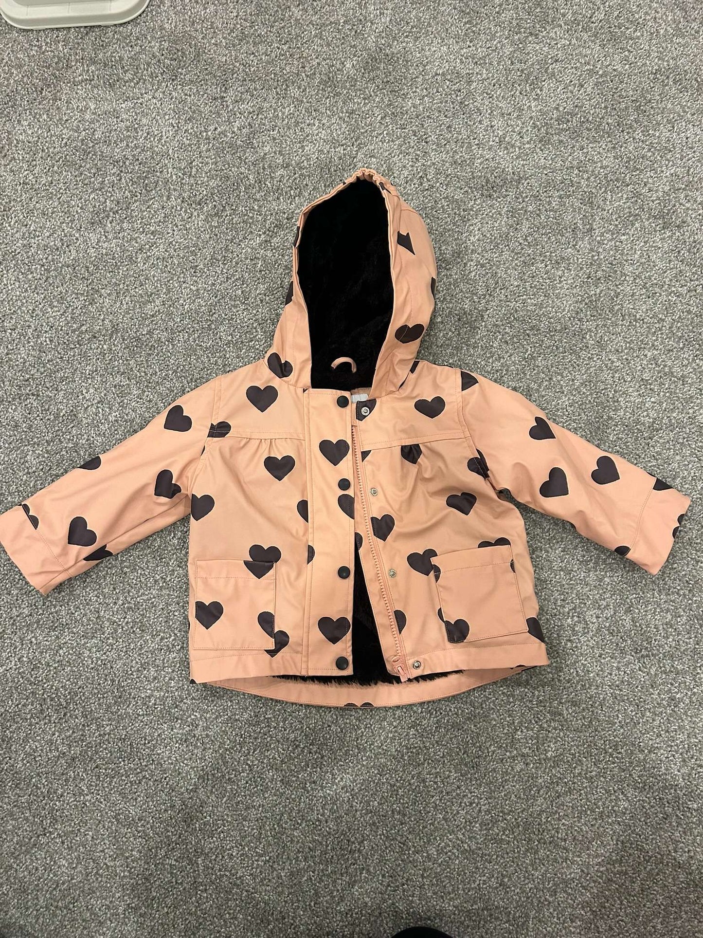 Heart Raincoat 18M, Kids 24 Month (18-24M)