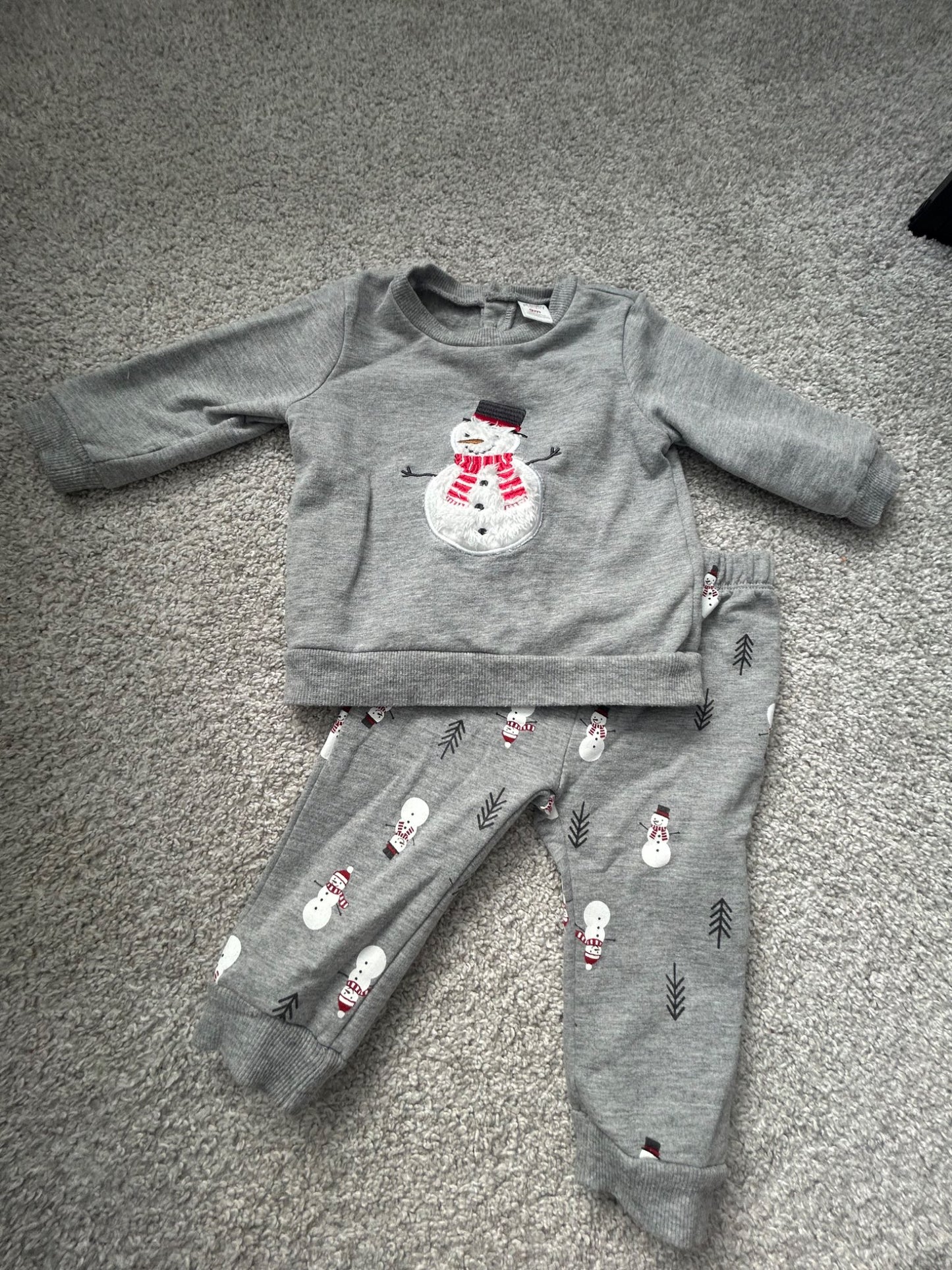 Petit Lem Snowman Set, Kids 9 Month (6-9M)