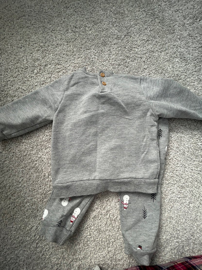 Petit Lem Snowman Set, Kids 9 Month (6-9M)