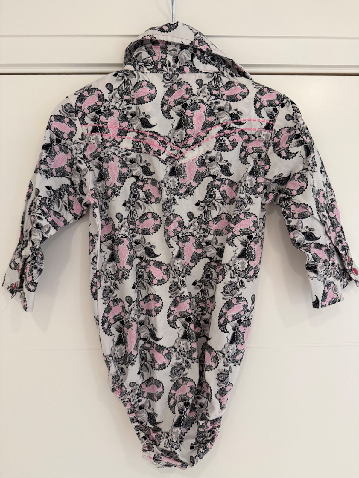 Paisley Long Sleeve Bodysuit, Kids 12 Month (9-12M)