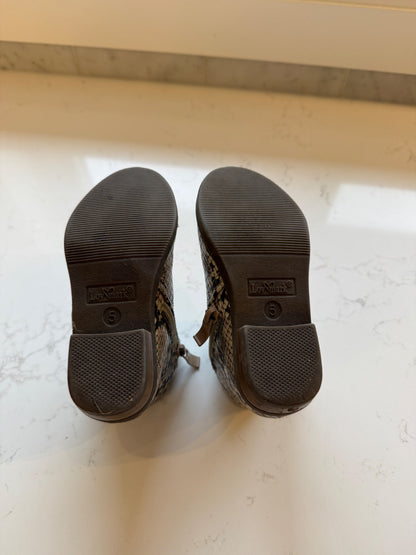 Snakeskin booties, Shoes 5 (Walkers:12-24 mth)