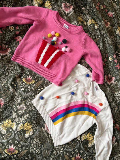 Pompom sweater bundle /2 total, Kids 18 Month (12-18M)