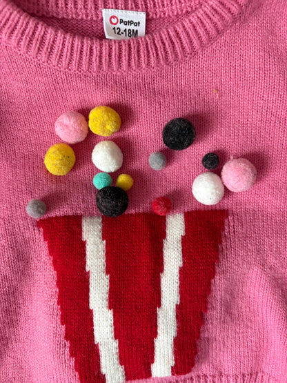 Pompom sweater bundle /2 total, Kids 18 Month (12-18M)